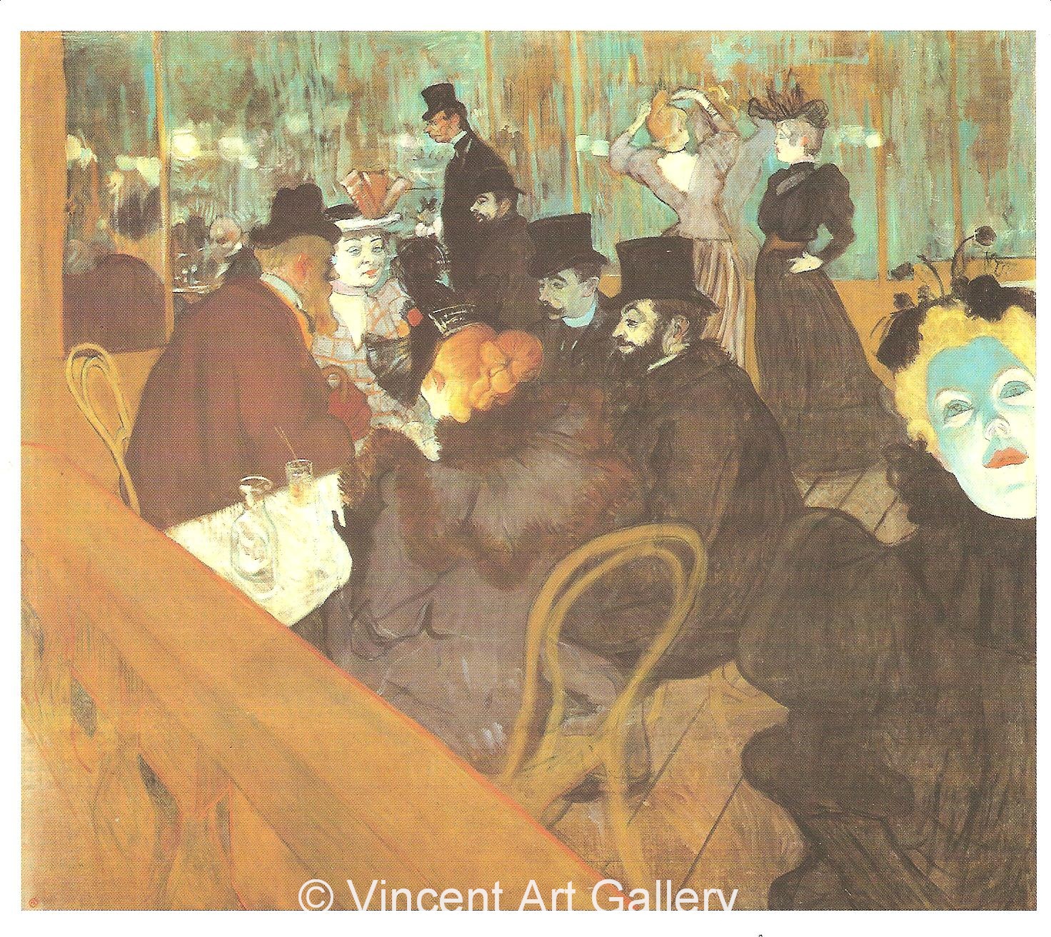 A456, TOULOUSE-LAUTREC, At the Moulin Rouge